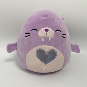 Squishmallows Kelly Toy Winnie The Walrus Plush Animal Purple Girls
